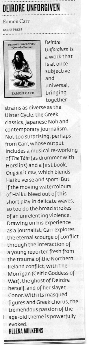 Deirdre Unforgive Hot Press Review